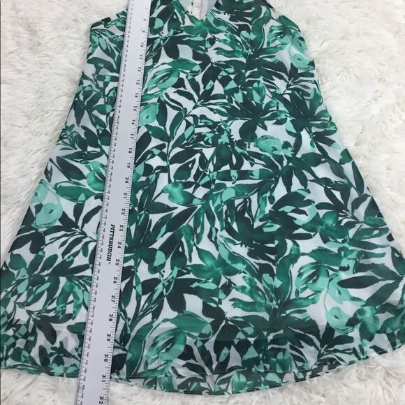 Lulu’s Green Tropical Palm Frond Dress Size XS - Picture 3 of 6